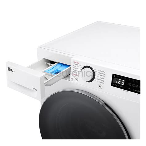 LG, 8 kg / 5 kg, depth 47,5 cm, 1200 rpm - Washer-dryer combo, F2DR508S1W.ABWQPMR | Euronics