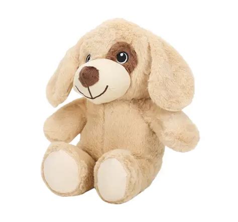Buy Striders 14 Inch Super Soft Beige Dog Soft Toy with Eye Patch, 3Y ...