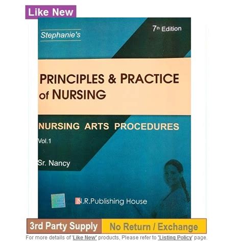 Stephanies Principles & Practice Of Nursing Vol 1 | Nursing Arts ...