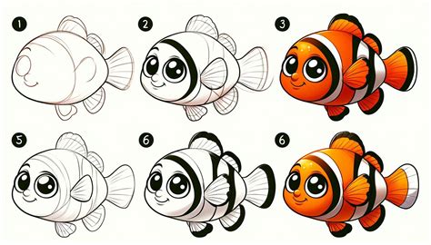 Draw A Clownfish