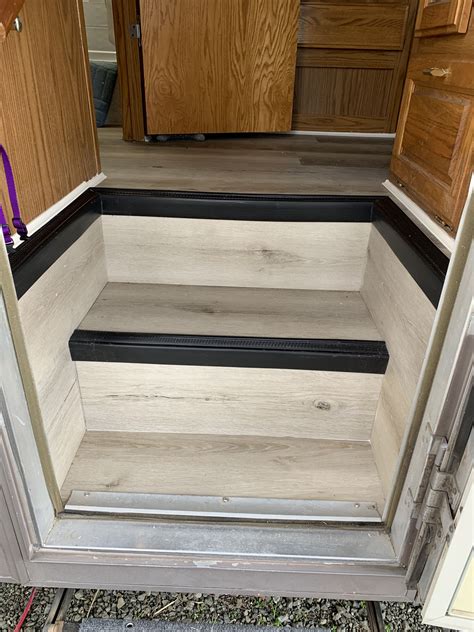 New floors in RV | Camper decor, Diy camper remodel, Camper flooring