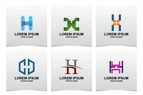 Premium Vector | H logo designs