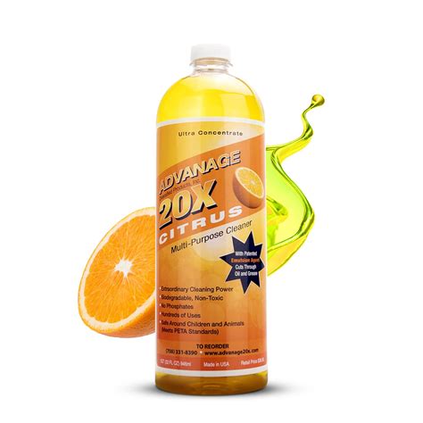 All Purpose Cleaner Concentrate Advanage 20x The Wonder Cleaner Citrus ...
