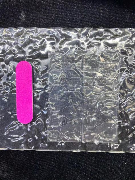 10 Pieces Of Pure Hand-Worn Almond Nail Powder Gradient White French ...