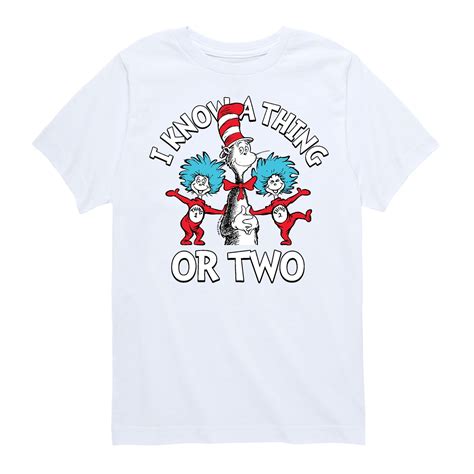 Dr. Seuss - I Know A Thing Or Two - Toddler And Youth Short Sleeve ...