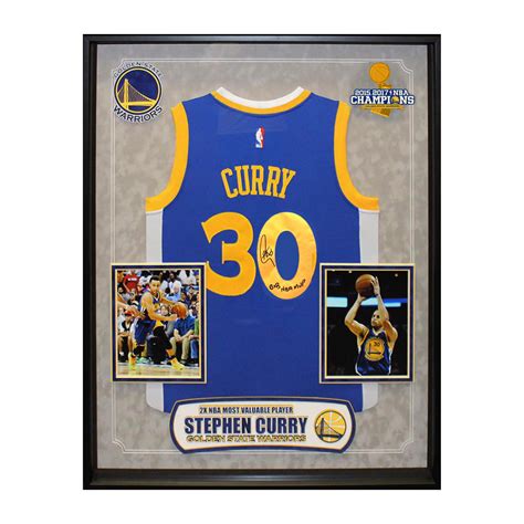 Framed + Signed NBA Jersey // Steph Curry II - Legends Of Basketball ...