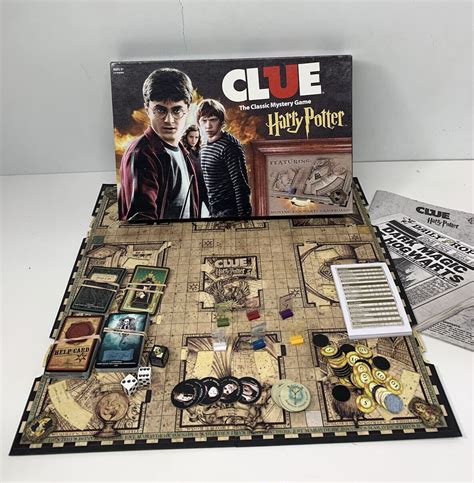 Harry Potter Clue Board Game The Classic Mystery Game Ages 9+ Complete ...