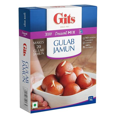 Gits Gulab Jamun Mix, 100g : Amazon.in: Grocery & Gourmet Foods