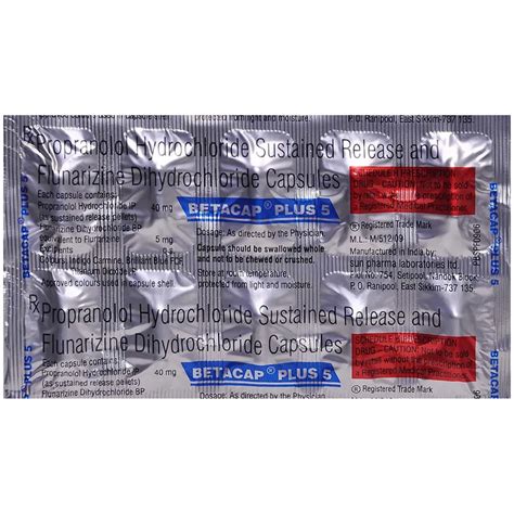 Buy Betacap Plus 5 Capsule online | Uses, Side Effects, Price and ...