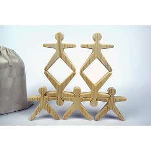 Buy MUREN® Educational Wooden Stacking and Balancing Game 16 pcs ...