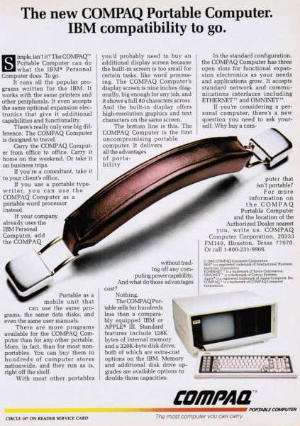 Image result for Compaq Portable 1 Box