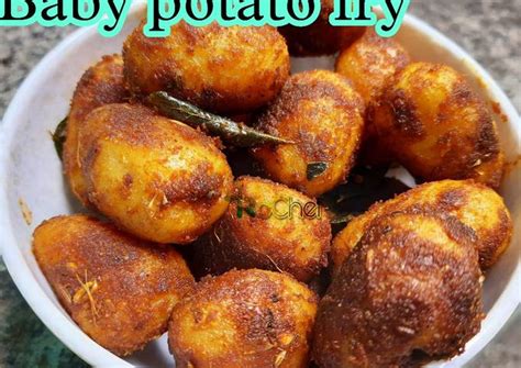 Baby potato fry recipe | Simple sidedish recipe Recipe by Rochef's ...