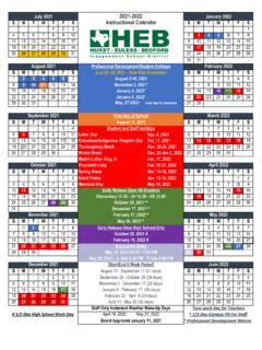 HEB ISD 2021-2022 Instructional Calendar / heb-isd-2021-2022 ...