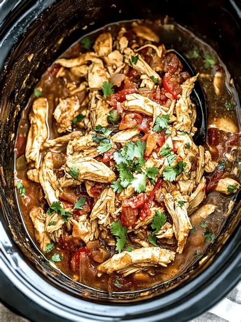 Irresistible Easy Mexican Chicken Crock Pot Recipe for Dinner