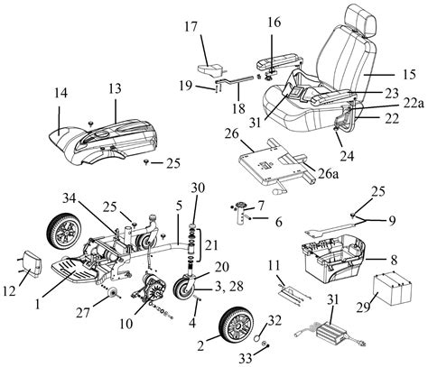 Titan Power Wheelchair Replacement Parts : Power Wheelchairs