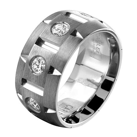 men titanium wedding band