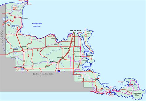 Chippewa County Map Tour lakes snowmobile ATV river hike hotels motels ...