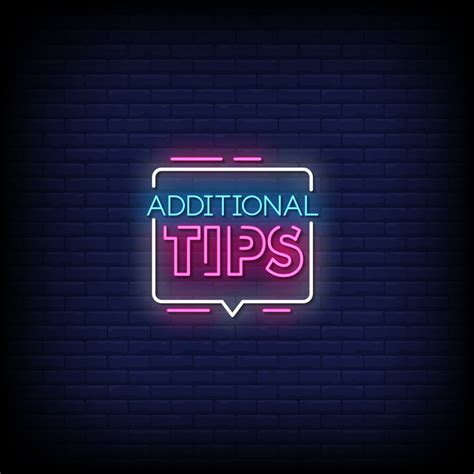 Additional Tips 的图像结果
