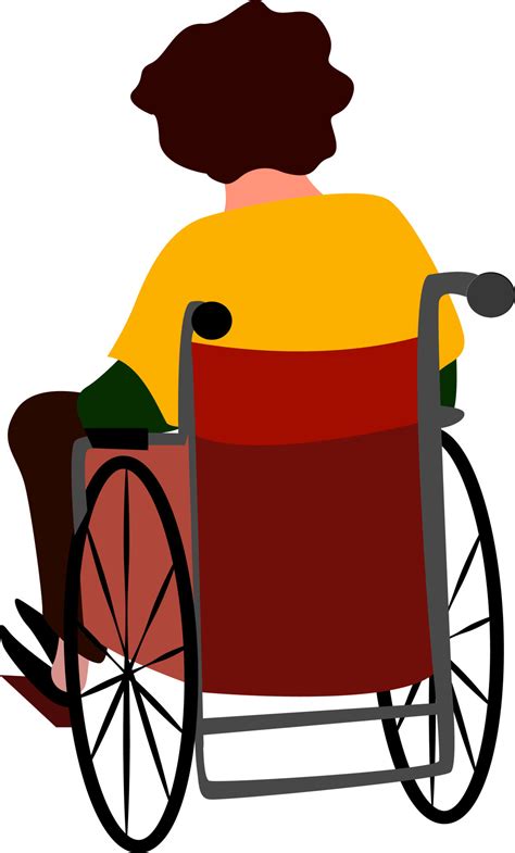 Person In Wheelchair Clipart