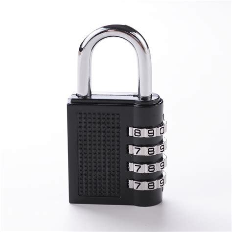 Kuber Industries 4 Digit Combination Padlock|Keyless Luggage Lock ...