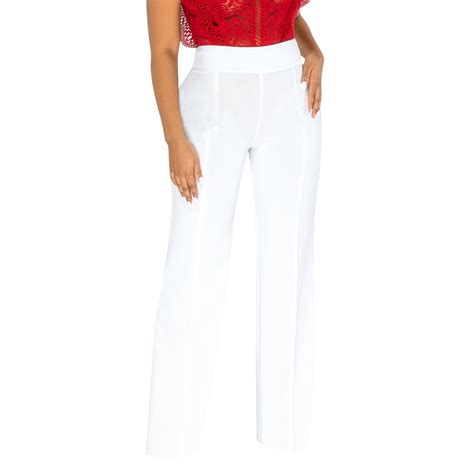 ZHIZAIHU High Waisted Pants for Women Dress Pants Women Black Work ...