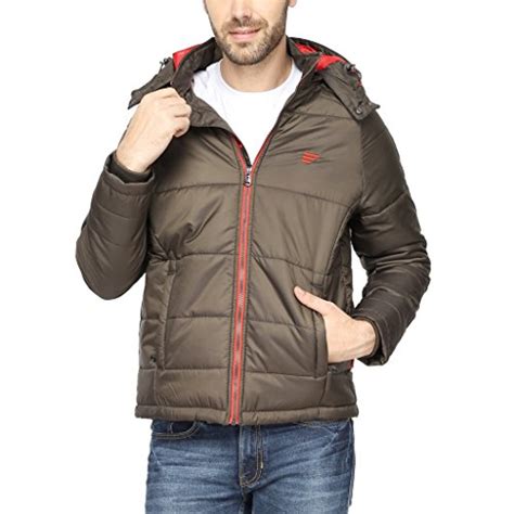 Buy T-base Men's Straight Puffer Jacket at Amazon.in