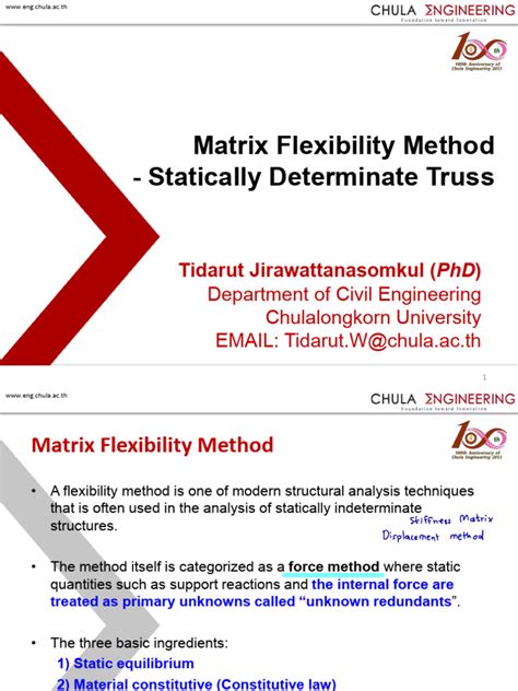 Image result for Flexibility Matrix Method for Frames
