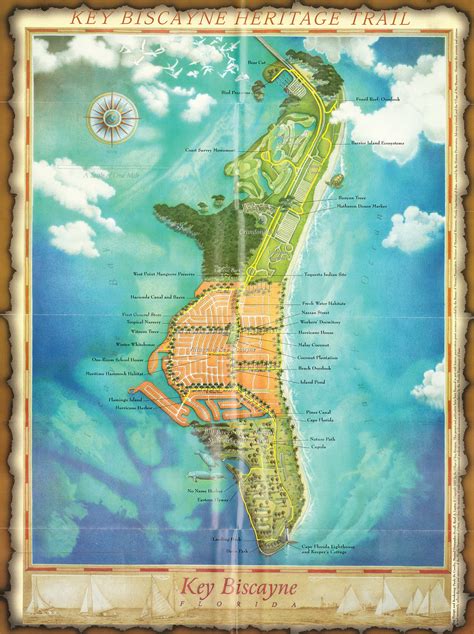 Image result for Key Biscayne Map