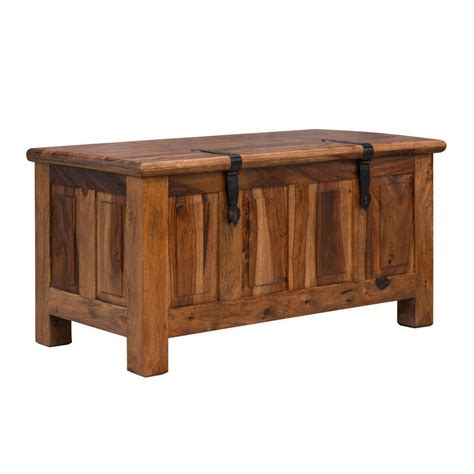 Mid-Century Storage Trunk Box Cum Coffee Table with Storage – Lakkadhaara