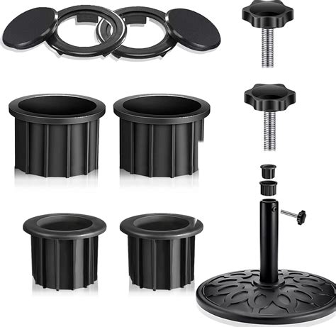 Amazon.com : 10Pcs Umbrella Base Stand Replacement Parts,Table Umbrella Hole Ring and Cap Set M8 ...