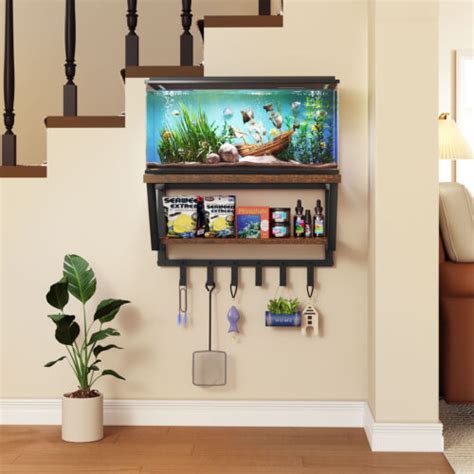 Taus Space-Saving Wall-Mounted Aquarium Stand for Turtle India | Ubuy