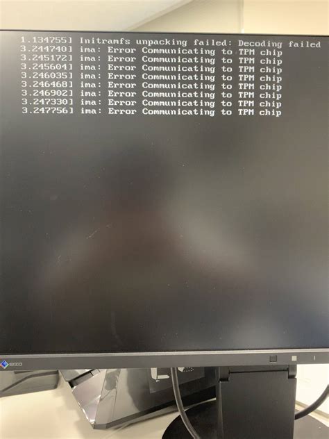 20.04 - Initramfs unpacking failed: Decoding failed error communicating to TPM chip - Ask Ubuntu