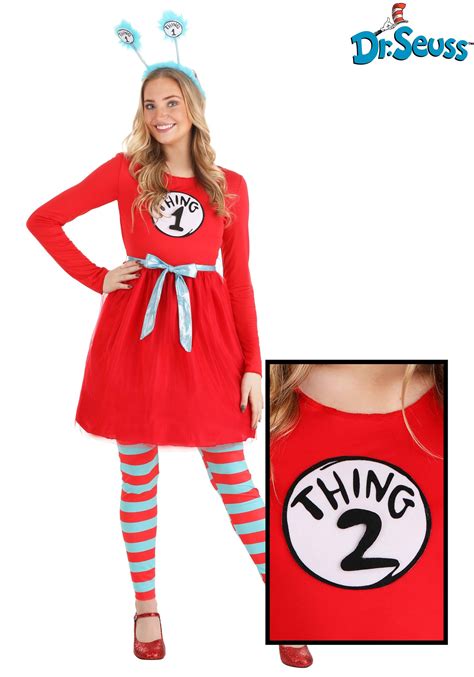 Dr. Seuss Women's Thing 1 & 2 Costume Dress | Dr. Seuss Costumes
