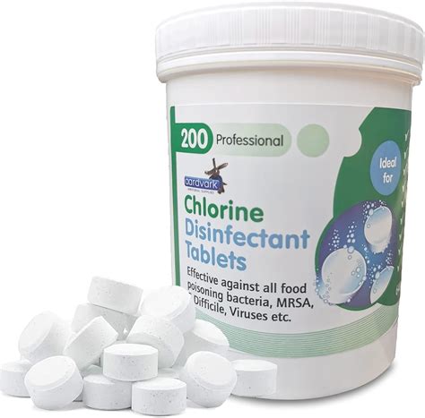 Prosan Chlorine Disinfectant Tablets 200 Per Tub Creates A Ready ...