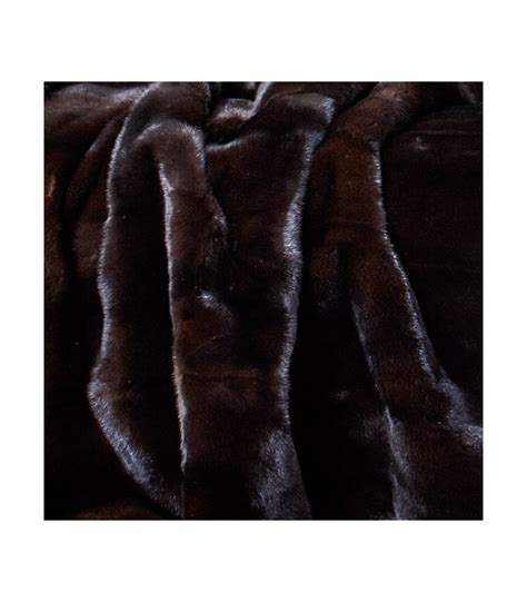 Full Pelt Mink Fur Blanket for Luxurious Home Decor at FurSource.com