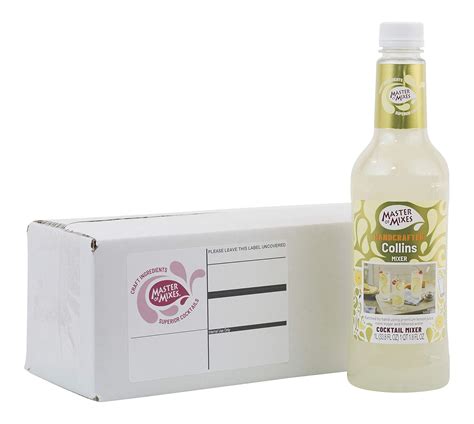 Amazon.com : Master of Mixes Collins Drink Mix, Ready to Use, 1 Liter ...