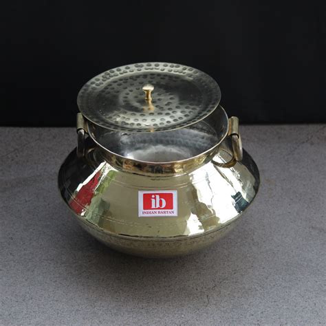 Buy Brass Parat Patli Baltoi for Cooking | IndianBartan – Indian Bartan