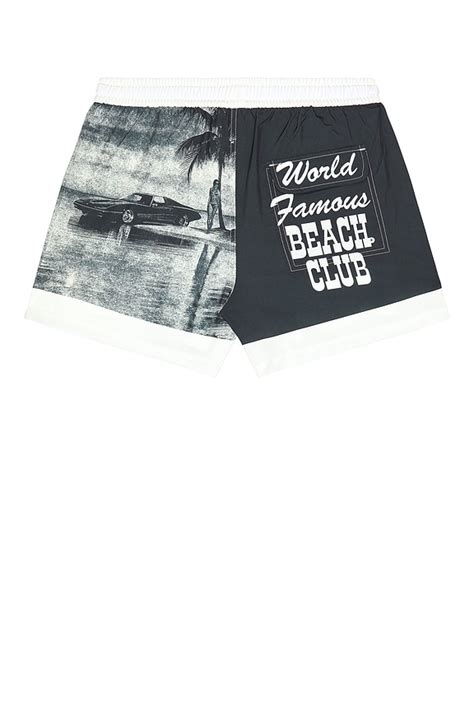 Duvin Design World Famous Swim Short in Black | REVOLVE