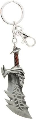 The Chaabi Shop Kratos Blades of Chaos Keychain, God of War, White Key ...