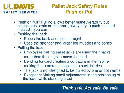 Hand Pallet Jack Safety at Maddison Westacott blog
