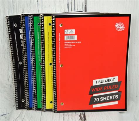 Image result for Wide Ruled Notebook