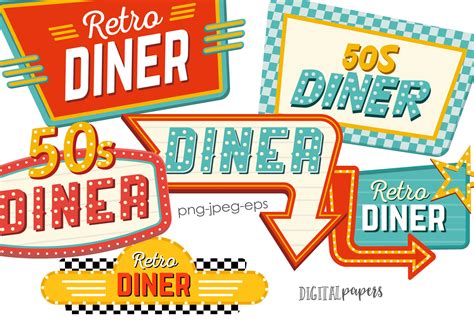 Diner Sign Design 的图像结果