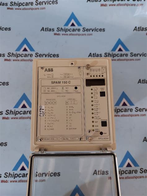 Abb SPAM 150 C Motor Protection Relay – Atlas Shipcare Services