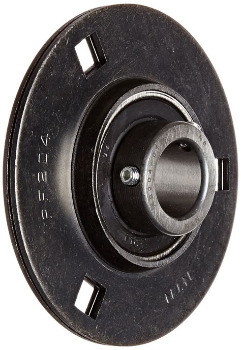 NTN ASPF204-012 Light Duty Flange Bearing, 3 Bolts, Setscrew Lock, Non ...