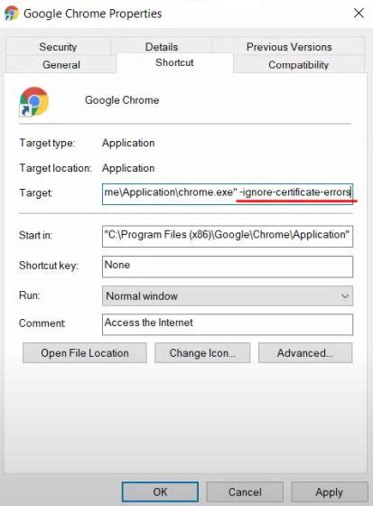 Fix Chrome SSL Error 的图像结果