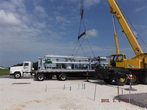 Polk County North Central Landfill Flare Arrives - COMANCO