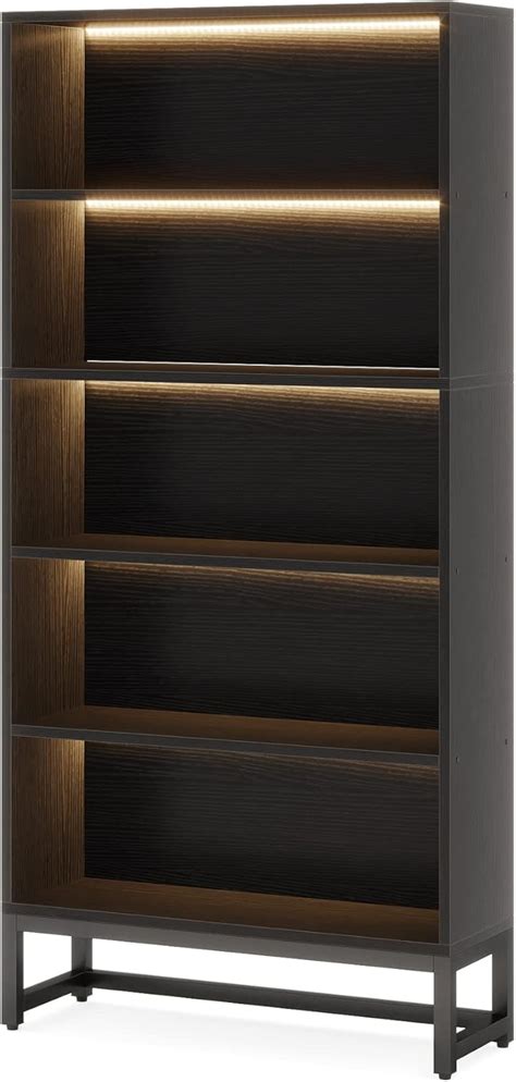 Tribesigns Tall Bookcase Black Bookshelf, 70.8” India | Ubuy
