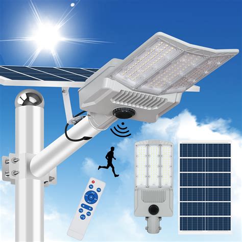 HIEPOCK 6000W Solar Street Light?200000LM 6500K Solar Street Lights ...