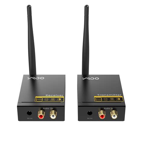 YMOO 2.4Ghz Wireless Transmitter Receiver for TV Audio,192kHz/24bit ...