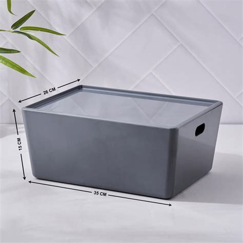 Buy Regan Vega Storage Basket with Lid from Home Centre at just INR 699.0